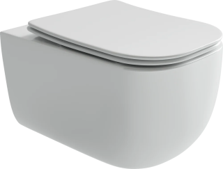 Подвесной унитаз Ceramica Nova Noel CN3013 безободковый белый